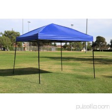 Ollieroo 10 x 10-Feet Outdoor Pop Up Portable Shade Instant Folding Canopy & Carrying Bag, Blue 566607285